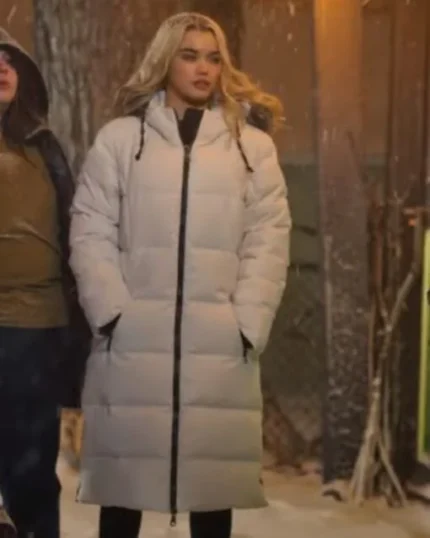 1up 2022 Paris Berelc White Puffer Coat