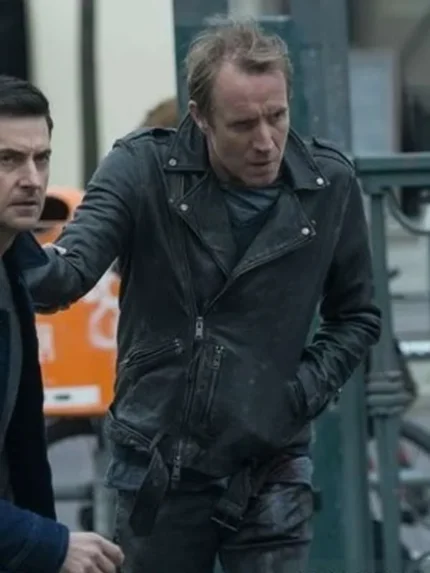 Berlin Station Hector DeJean Leather Jacket