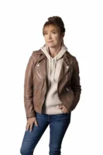 Harry Wild 2022 Jane Seymour Biker Leather Jacket